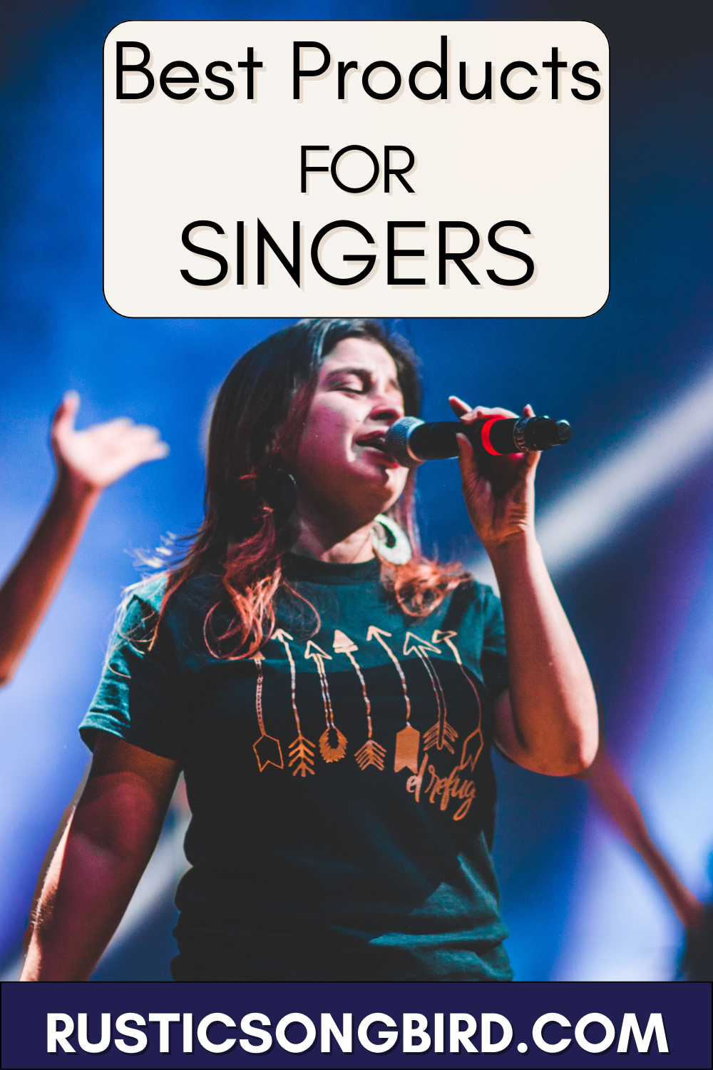 Best products for singers pin