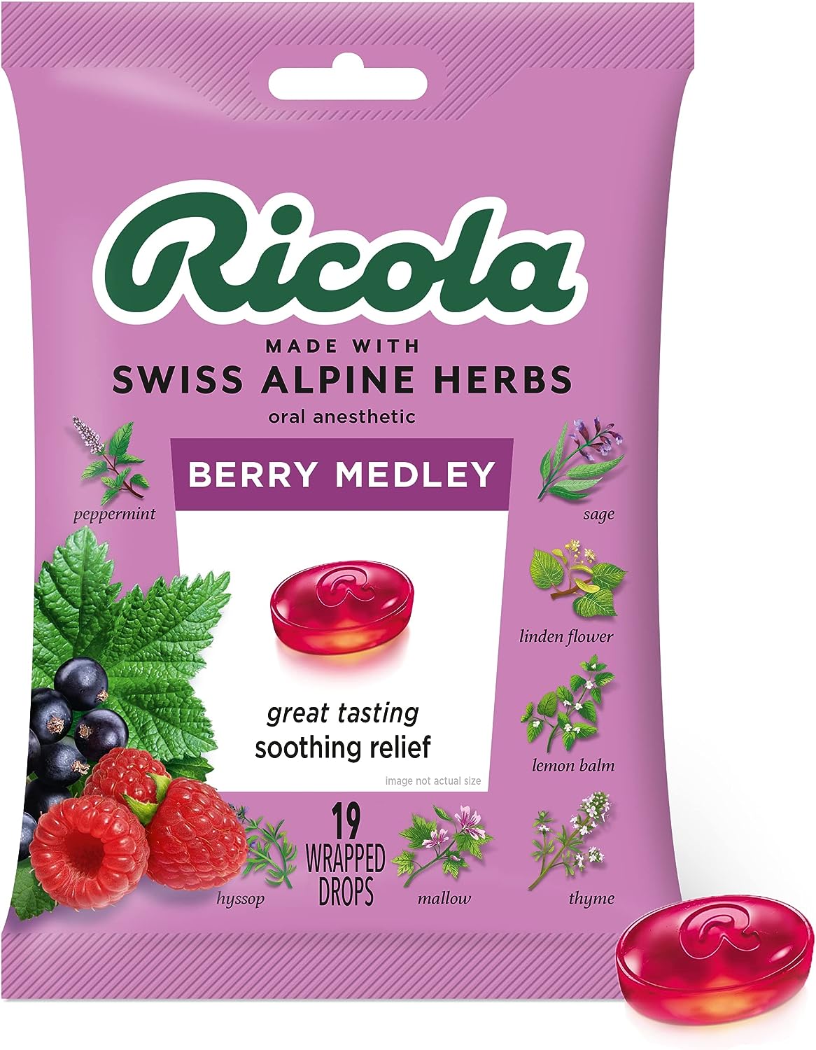 Ricola throat drops image