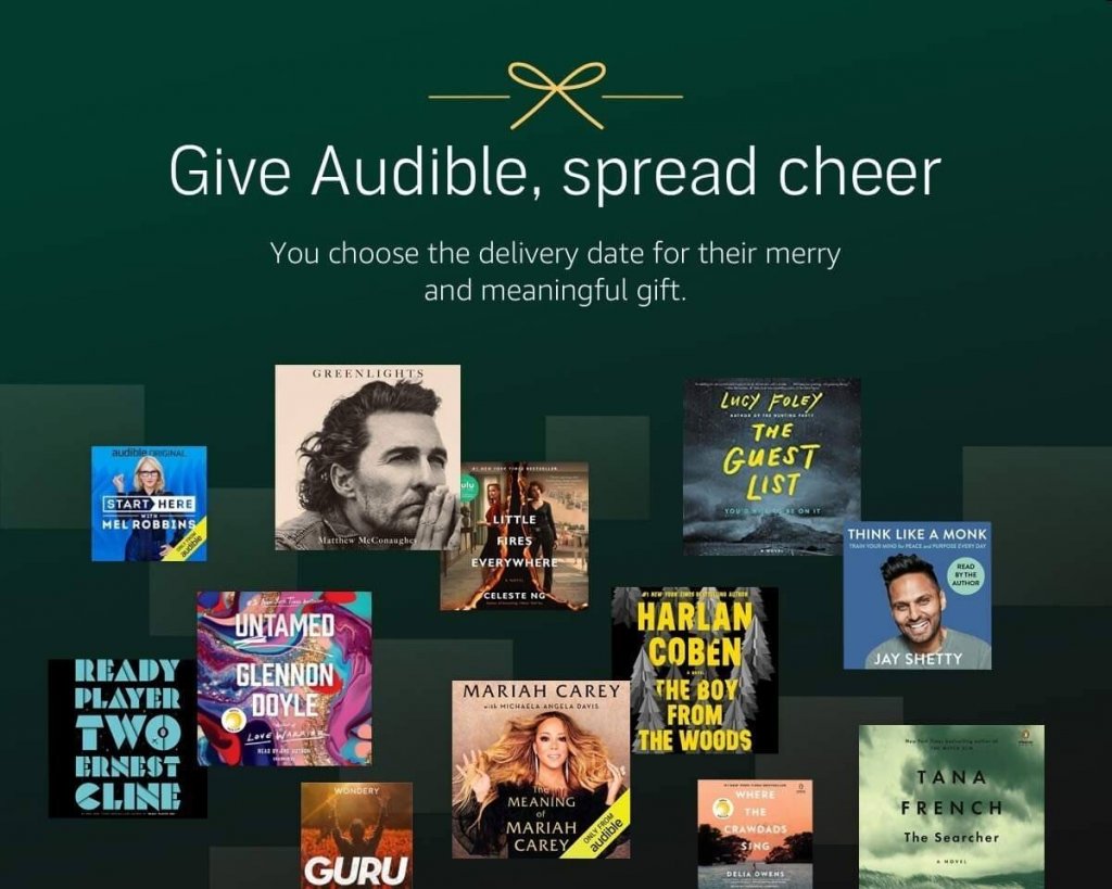 Amazon Audible Gift Membership Banner