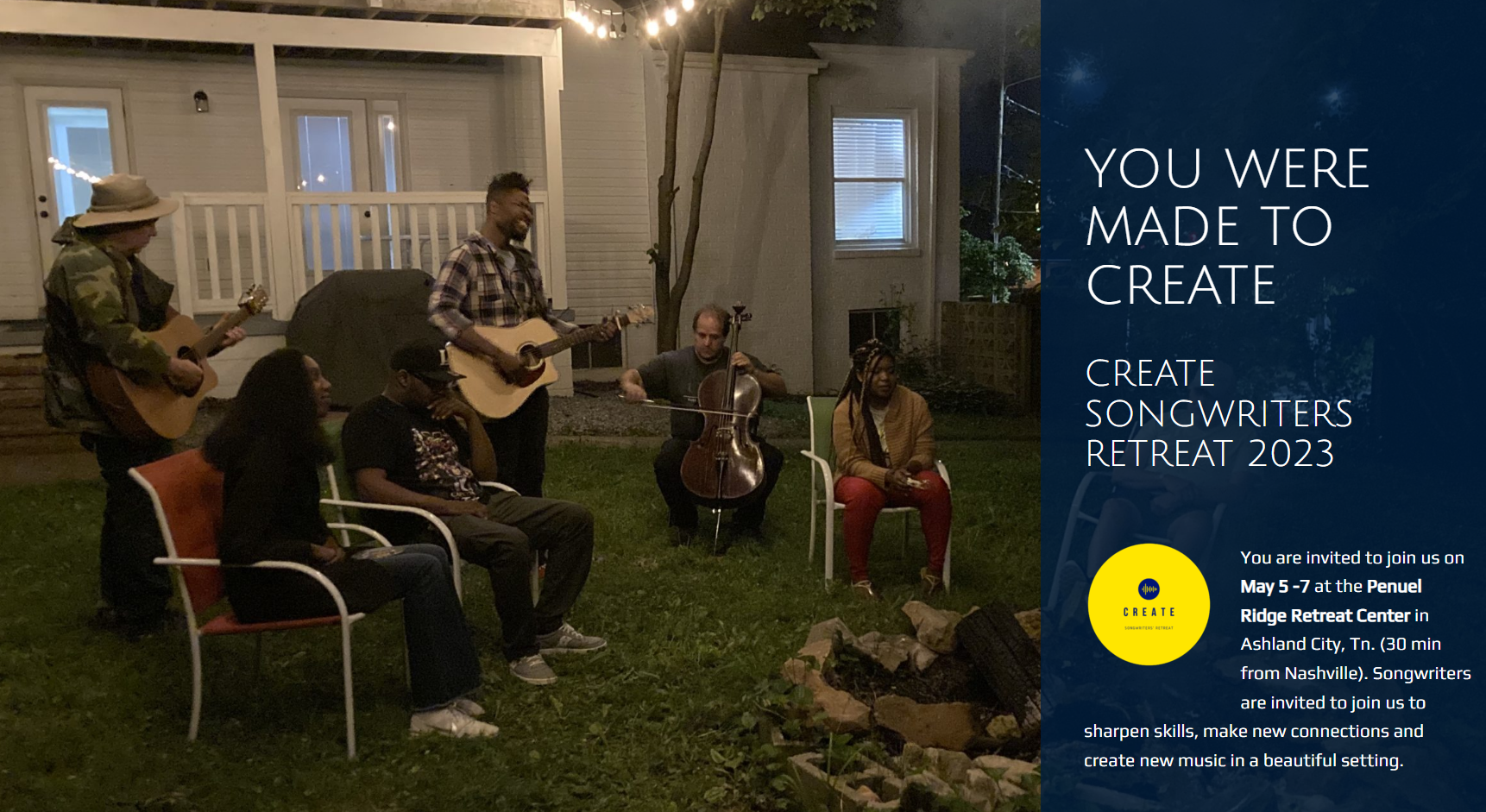 Create Songwriter Retreat 2023